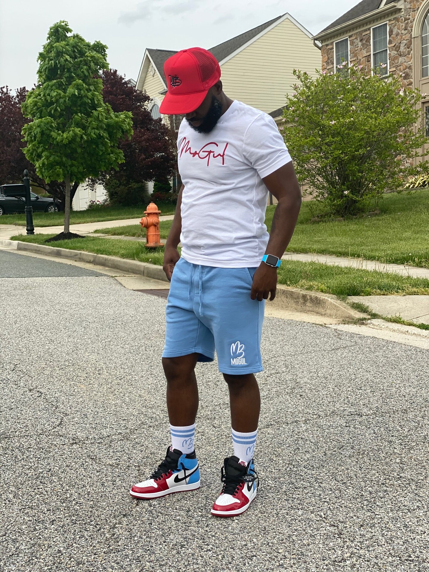 MoGUL “Elevate Carolina Blue” shorts